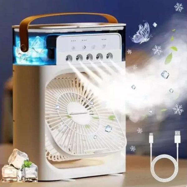 Climatizador de ar portatil ventilador umidificador